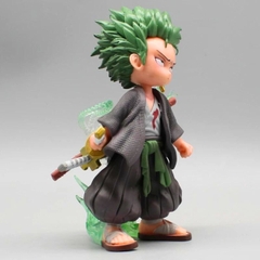 Mô Hình OnePiece Zoro AI chibi - cao 15cm - nặng 300gram - có hộp màu - Figure One Piece - N1-ST15