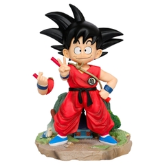 Mô hình DragonBall Goku Kid đứng chào - Cao 19cm - ngang 13cm - nặng 450gram - Phụ kiện : Tay thay thế -  Box màu - Dragon Ball N1-ST11
