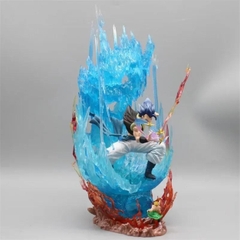 Mô hình DragonBall Gogeta chiến đấu với Broly - Cao 28cm - ngang 15cm - nặng 350gram - Phụ kiện : 3 đầu - Dragon Ball - có hộp màu - N1-K23-T5-S1