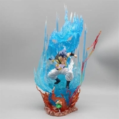 Mô hình DragonBall Gogeta chiến đấu với Broly - Cao 28cm - ngang 15cm - nặng 350gram - Phụ kiện : 3 đầu - Dragon Ball - có hộp màu - N1-K23-T5-S1