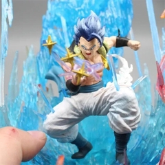 Mô hình DragonBall Gogeta chiến đấu với Broly - Cao 28cm - ngang 15cm - nặng 350gram - Phụ kiện : 3 đầu - Dragon Ball - có hộp màu - N1-K23-T5-S1