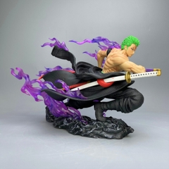 Mô Hình OnePiece Zoro enma chiến đấu siêu ngầu - Cao 17cm - nặng 660gram - Phụ Kiện : Kiếm - No box - N1-K38-T3-S9