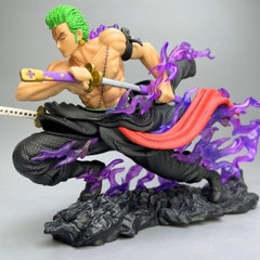 Mô Hình OnePiece Zoro enma chiến đấu siêu ngầu - Cao 17cm - nặng 660gram - Phụ Kiện : Kiếm - No box - N1-K38-T3-S9