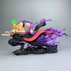 Mô Hình OnePiece Zoro enma chiến đấu siêu ngầu - Cao 17cm - nặng 660gram - Phụ Kiện : Kiếm - No box - N1-K38-T3-S9