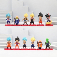 Mô hình DragonBall Bộ 18 nhân Vật Chibi Dragon ball - Cao 6-7cm - nặng 350gram - Dragon Ball - no box , bọc túi opp - N3-K50-T3-S1