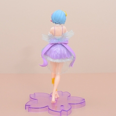 Mô Hình RE:ZERO Rem thiên thần váy tím - Cao 19cm - nặng 100Gram - Figure RE:ZERO - Có Box Màu - N1-K34-T3-S1