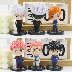 Mô Hình chibi 6 nhân vật Jujutsu Kaisen - Cao 8cm - nặng 300Gram - No Box : Bọc túi OPP - Figure anime Jujutsu Kaisen - N3-K43-T3-S3