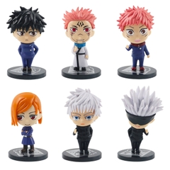 Mô Hình chibi 6 nhân vật Jujutsu Kaisen - Cao 8cm - nặng 300Gram - No Box : Bọc túi OPP - Figure anime Jujutsu Kaisen - N3-K43-T3-S3