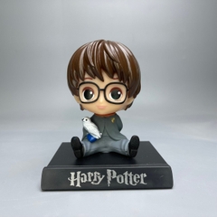 Mô Hình lắc đầu hary potter cầm cú mèo - Cao 12cm - nặng 150gram - Phụ kiện : đế + miếng dán - FULL BOX : box màu