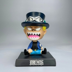 Mô Hình lắc đầu Sabo  - Cao 12cm - nặng 150gram - Phụ kiện : đế + miếng dán - FULL BOX : box màu - Figure anime One Piece - N3-K26-T3-S1