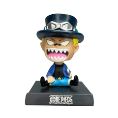 Mô Hình lắc đầu Sabo  - Cao 12cm - nặng 150gram - Phụ kiện : đế + miếng dán - FULL BOX : box màu - Figure anime One Piece