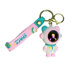 Móc Khóa Phi hành gia màu hồng - Dây móc dài : 10cm - Mô Hình Cao : 6cm - Nặng : 50gram - No Box : bọc túi OPP N3-K61-T5-S1