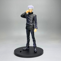 Mô Hình Gojo Satoru quấn khăn trắng - Cao 19cm - nặng 140Gram - Box màu : bọc túi OPP - Figure anime Jujutsu Kaisen