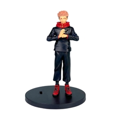 Mô Hình Itadori Yuji dáng đứng - Cao 17cm - nặng 110gram - Box màu : bọc túi OPP - Figure anime Jujutsu Kaisen