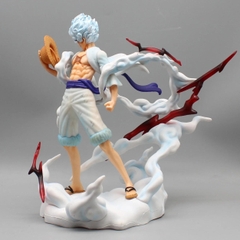Mô Hình OnePiece Luffy Gear 5 đứng cầm nón rơm - Cao 26cm - nặng 600Gram - Figure OnePiece - box nhựa - có hộp màu - N4-K15