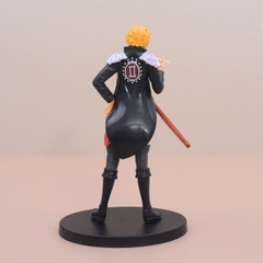 Mô Hình OnePiece Sanji áo đen dáng đứng - Cao 17cm - nặng 130gram - Phụ kiện : đế -  Figure OnePiece -  Có Hộp màu - N1-K51-T1-S3
