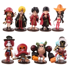 Mô hình One Piece 9 nhân vật băng mũ rơm chibi  - Cao 7cm - nặng 300Gram - Figure One Piece - No Box