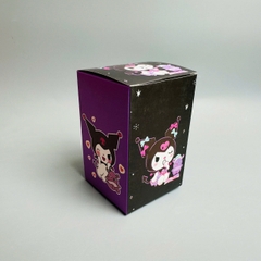 Vỏ Hộp mù 12 Kuromi màu tím - blind box - cao : 10cm ngang : 29cm - figure kuromi N3