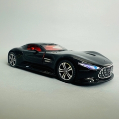 Mô Hình xe mẹc đen tỉ lệ 1:24 Hợp kim có thể mở cửa - bánh sau chạy cót - Dài 20.5cm - rộng 8cm - cao 4cm - nặng : 800gram - FULL BOX : box màu SKU : oto323 -  N3-K8-T2-S3