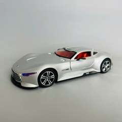 Mô Hình xe mẹc xám tỉ lệ 1:24 Hợp kim có thể mở cửa - bánh sau chạy cót - Dài 20.5cm - rộng 8cm - cao 4cm - nặng : 800gram - FULL BOX : box màu SKU : oto324 -  N3-K7-T2-S1