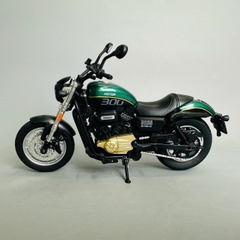 Mô Hình xe máy shan300 1:12 đen Hợp kim - Có tiếng - đèn pha sáng - Dài 17.5cm - rộng 7cm - cao 11cm - nặng ~ 800gram - FULL BOX : box màu SKU : oto335 - N3-K1-T4-S4