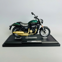 Mô Hình xe máy shan300 1:12 đen Hợp kim - Có tiếng - đèn pha sáng - Dài 17.5cm - rộng 7cm - cao 11cm - nặng ~ 800gram - FULL BOX : box màu SKU : oto335 - N3-K1-T4-S4