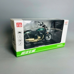 Mô Hình xe máy shan300 1:12 đen Hợp kim - Có tiếng - đèn pha sáng - Dài 17.5cm - rộng 7cm - cao 11cm - nặng ~ 800gram - FULL BOX : box màu SKU : oto335 - N3-K1-T4-S4
