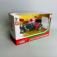 Mô Hình xe máy gsx đỏ đen 1:12 Hợp kim - Dài 17.5cm - rộng 6cm - cao 10cm - nặng ~ 700gram - FULL BOX : box màu SKU : oto340 - n3-k7-t5-s2