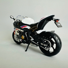 Mô Hình xe máy bmw s1000r xanh trắng 1:12 Hợp kim - Dài 17.5cm - rộng 6cm - cao 10cm - nặng ~ 700gram - FULL BOX : box màu SKU : oto338 n3-k6-t5-s3