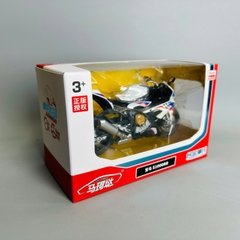 Mô Hình xe máy bmw s1000r xanh trắng 1:12 Hợp kim - Dài 17.5cm - rộng 6cm - cao 10cm - nặng ~ 700gram - FULL BOX : box màu SKU : oto338 n3-k6-t5-s3