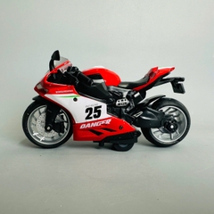 Mô Hình xe máy danger đỏ 25 1:12 Hợp kim - Dài 17.5cm - rộng 6cm - cao 10cm - nặng ~ 700gram - FULL BOX : box màu SKU : oto322 - n3-k12-t1-s4