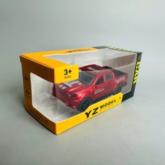 Mô Hình xe bán tải đỏ tỉ lệ 1:36 Hợp kim có thể mở cửa - bánh sau chạy cót - Dài 11cm - rộng 5cm - cao 4cm - nặng : 500gram - FULL BOX : box màu SKU : oto343 n3-k11-t2-s4