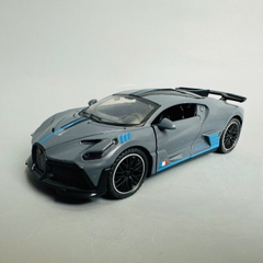 Mô Hình xe Bugati xám tỉ lệ 1:32 Hợp kim có thể mở cửa - bánh sau chạy cót - Dài 14cm - rộng 6cm - cao 5cm - nặng : 500gram - FULL BOX : box màu SKU : oto368 n3-k1-t2-s3