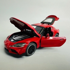 Mô Hình xe Toyota đỏ tỉ lệ 1:32 Hợp kim có thể mở cửa - bánh sau chạy cót - Dài 14cm - rộng 6cm - cao 5cm - nặng : 500gram - FULL BOX : box màu SKU : oto367 n3-k1-t3-s1