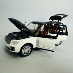 Mô Hình xe range rover trắng đen tỉ lệ 1:24 Hợp kim có thể mở cửa - bánh sau chạy cót - Dài 20cm - cao 8cm - nặng 800gram - Figure Oto - FULL BOX : box màu - SKU : oto382 n3-k12-t5-s3