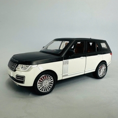 Mô Hình xe range rover trắng đen tỉ lệ 1:24 Hợp kim có thể mở cửa - bánh sau chạy cót - Dài 20cm - cao 8cm - nặng 800gram - Figure Oto - FULL BOX : box màu - SKU : oto382 n3-k12-t5-s3