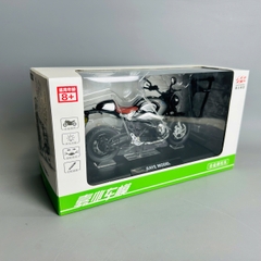 Mô Hình xe máy Motor BMW R9T xám 1:12 Hợp kim - Dài 17.5cm - rộng 7cm - cao 11cm - nặng ~ 700gram - FULL BOX : box màu SKU : oto384  n3-k6-t5-s2