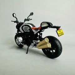 Mô Hình xe máy Motor BMW R9T xám 1:12 Hợp kim - Dài 17.5cm - rộng 7cm - cao 11cm - nặng ~ 700gram - FULL BOX : box màu SKU : oto384  n3-k6-t5-s2