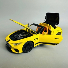 Mô Hình xe mẹc vàng tỉ lệ 1:22 Hợp kim có thể mở cửa - bánh sau chạy cót - Dài 20cm - cao 5cm - nặng 800gram - Figure Oto - FULL BOX : box màu - SKU : oto388 - n3-k8-t4-s1