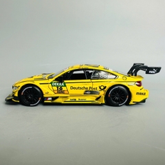 Mô Hình xe BMW đua vàng tỉ lệ 1:32 Hợp kim có thể mở cửa - bánh sau chạy cót - Dài 15cm - cao 3.5cm - nặng 500gram - Figure Oto - FULL BOX : box màu - SKU : oto387 - n3-k6-t1-s3