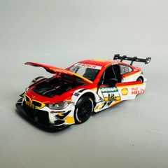 Mô Hình xe BMW đua đỏ trắng tỉ lệ 1:32 Hợp kim có thể mở cửa - bánh sau chạy cót - Dài 15cm - cao 3.5cm - nặng 500gram - Figure Oto - FULL BOX : box màu - SKU : oto386 -  n3-k6-t1-s2