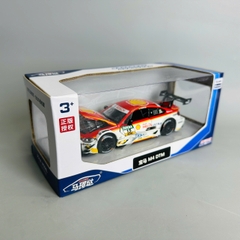 Mô Hình xe BMW đua đỏ trắng tỉ lệ 1:32 Hợp kim có thể mở cửa - bánh sau chạy cót - Dài 15cm - cao 3.5cm - nặng 500gram - Figure Oto - FULL BOX : box màu - SKU : oto386 -  n3-k6-t1-s2