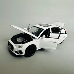 Mô Hình xe audi trắng tỉ lệ 1:32 Hợp kim có thể mở cửa - bánh sau chạy cót - Dài 15cm - cao 4.5cm - nặng 600gram - Figure Oto - FULL BOX : box màu - SKU : oto393 - n3-k6-t4-s4