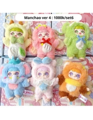 Hàng Chính Hãng - Blinbox manchao ver4 blind box set 6 ngẫu nhiên - cao ~ 20cm - Nặng 500gram - Túi Mù - Hộp Màu