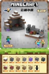 Đồ Chơi Khối Nam Châm Từ Tính Minecraft,Block Minecraft Nam Châm, Đồ Chơi Xây Dựng Cho Bé 1 Hộp 150 mảnh - Bản A