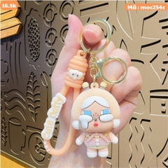 Móc Khóa baby cry màu nâu nhạt - Dây móc dài : 10cm - Mô Hình Cao : 6cm - Nặng : 50gram - No Box : bọc túi OPP -K75-T3-S2