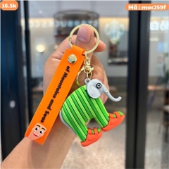 Móc Khóa Lirilì Larilà - Dây móc dài : 9cm - Mô Hình Cao : 6cm - Nặng : 50gram - No Box : bọc túi OPP K76-T4-S7