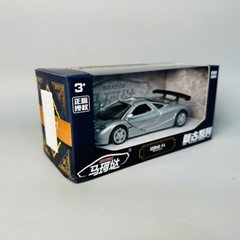 Mô Hình xe mclaren f1 xám tỉ lệ 1:32 Hợp kim có thể mở cửa - bánh sau chạy cót - Dài 12cm - rộng 5cm - cao 3cm - nặng : 300gram - FULL BOX : box màu SKU : oto445 - K70-T4-S2
