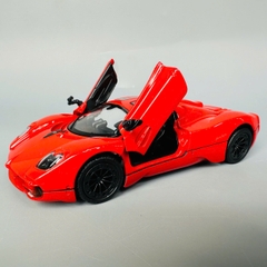 Mô Hình xe pagani đỏ tỉ lệ 1:32 Hợp kim có thể mở cửa - bánh sau chạy cót - Dài 12.5cm - rộng 5.8cm - cao 3.6cm - nặng : 500gram - FULL BOX : box màu SKU : oto451 - K70-T4-S5
