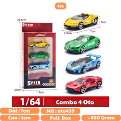 Mô Hình Xe Vỉ 4 Oto Hợp kim Bản B - Dài 7cm - cao 2cm - nặng 200gram - Figure Oto - FULL BOX : box màu - SKU : oto439 - K71-T2-S10